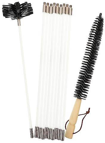 Cabilock Brosse De Nettoyage pour Conduits Aération De Sécheuse Pratique Nylon pour Cheminées Et Conduits Métalliques