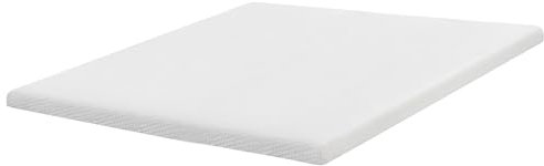 Surmatelas Mousse de Gel 180 x 200 cm Blanc Frosty