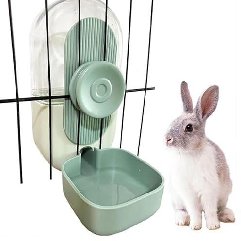 Borraccia Acqua Coniglio,800ML Coniglio Distributore d'Acqua,Sospensione Abbeveratoio Automatico,Abbeveratoio Coniglio,per Rabbit Cincillà Porcellino d'India Riccio Furetti