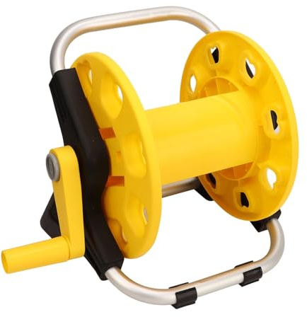 Roule du tuyau, porte-tuyau à eau lourde en plein air Winder Winder Jardinage Jardinage Chariot à eau contient 20 mètres de tuyau de tuyau outil pour la pelouse