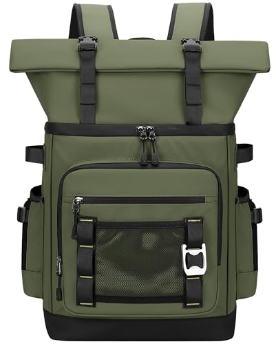 YOUNGOA Mochila Nevera Isotermica a Prueba de Fugas, Expandible Impermeable Mochila Termica Grande Thremal Bolsa Picnic para Hombre y Mujer