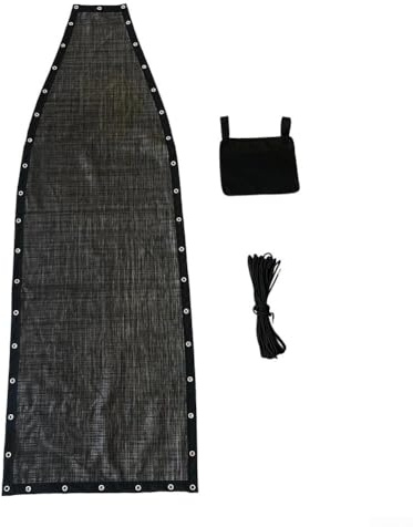Panno di ricambio per sedia a dondolo sospesa in textilene, 64 x 197 x 23 cm, base in tessuto nero e grigio, facile da installare, resistente alle intemperie, per patio esterno o relax interno (1