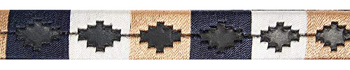 PFIFF 102572 Chukka Lederhalfter, blau-beige-weiß Cob