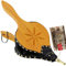 TJ.Moree Soufflet de cheminée intérieur 48,3 x 20,3 cm Grand souffleur à Bois avec Sangle de Suspension, Long Manche, buse en métal, Excellent Outil pour cheminée, Foyer, poêle à Bois, Barbecue