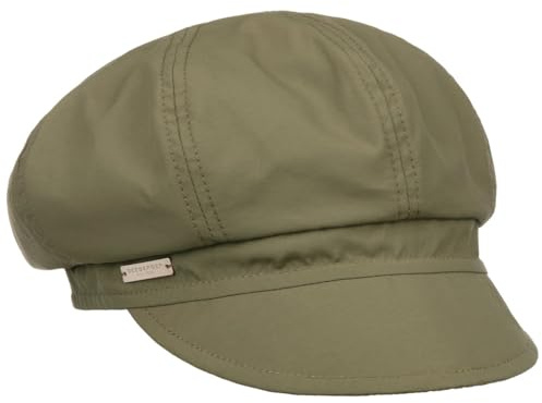 Seeberger Rainy Day Ballonmütze Damencap Newsboy-Mütze Baker-Boy-Mütze Regencap Damen - Wintercap Sommercap mit Schirm, Futter Herbst Sommer Frühjahr Winter Frühling-Sommer