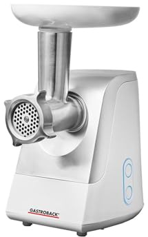 Gastroback Design Mince Plus Grinder, Stainless Steel, on/Off Button, 1500W, LED –Illuminated- 61403