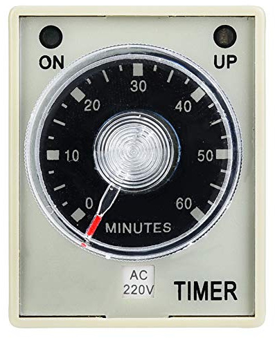 Relé Temporizador Electrónico 8 Pines 60 Minutos Retardo Ajustable 24V-380V para Automatización Industrial Relé Interruptor Temporizado Industrial