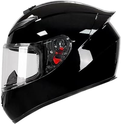 Full face Motorrad Helm Integraler Motorradhelm, Motocross,Vollhelm, ECE geprüfter Straßen-Integralhelm, Erwachsene, Männer und Frauen, Integralhelm für Rennen, Berg, Abfahrt K,S
