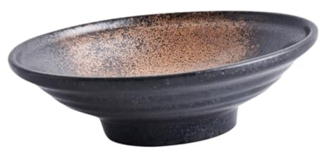 FUNOMOCYA 1pezzi Ciotola in Ceramica per Insalata Zuppa di Riso Pasta Cereali Contorni Facile da Pulire Resistente Adatta per Casa Ristorante Hotel Utilizzabile Come Ciotola per Mescolare