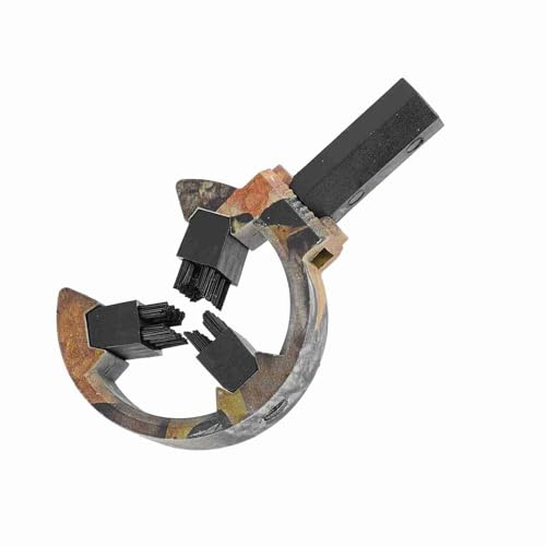 BONKZEBU 2 Arten Universal-Tarnungsbürste Pfeilauflage Compoundbogen Recurvebogen Bogenschießen CP812 Carbon Camo Compoundbogen Pfeilauflage Legierung Recurvebogen