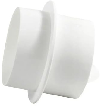 MEXEWORD Tuyau Rond en PVC de 80 à 150 mm, bloqueur de tirage, clapet Anti-Retour, Conduit d'air de Ventilation à Sens, clapet Anti-Retour, Grille de Ventilation de Cuisine(80mm)