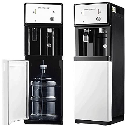 dispenser acqua Distributore D'acqua Con Caricamento Dal Basso,Refrigeratore D'acqua In Bottiglia Da 220V,Tre Funzioni Di Freddo,Caldo E Ghiaccio For Casa,Ufficio,Azienda,Commerciale (versione Inglese