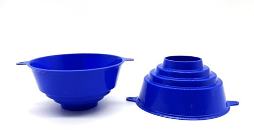 Lot de 2 entonnoirs à confiture bleus