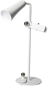 BRANDANI Lampada da tavolo torcia clip e da parete Led Mood 4 in 1 bianca 12 x h 47,5 cm