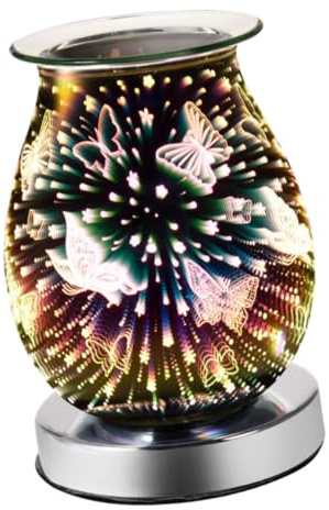 TOYZFRIENDY Lampe Aromatique Tactile 220-240v Chauffe-Parfum sans Flamme Électrique Lampe Aromathérapie Veilleuse Décorative pour Salon Bureau Chambre