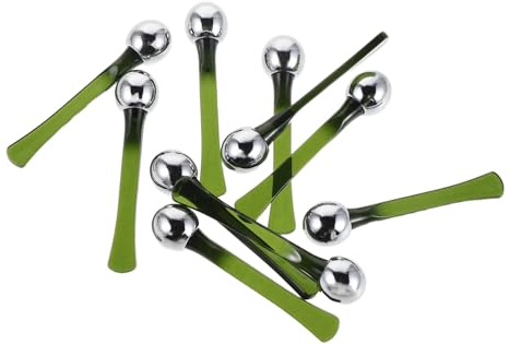 CALLARON 10stücke Metall-augenroller als Augencreme-applikator für Massage Tragbarer Augenpflegestab für Präzises Auftragen und Kühlung