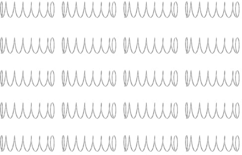 Healeved 20 Pièces Ressort de Bouton de Chasse Eau Acier Inoxydable Ressort de Pression pour Réservoir de Toilette Remplacement et Élastique pour Système Chasse Eau Wc