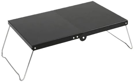 Tragbarer Klapptisch for Camping, kleine Tische aus Aluminiumlegierung, ultraleichtes Outdoor-Wanderpicknick, Mini-Klapptisch for Grillen(Black)