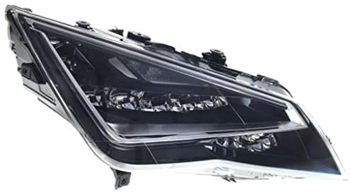 Woniyal Faro Delantero Coche para Seat Leon FR 2013-2016, Faro Principal Delante Faro Led Faros Delanteros De Coche Coche Juego Faro Delanteros, Right Passenger Seat