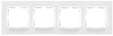 Simon 8200647-090 placa de pared y cubierta de interruptor Blanco