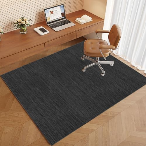 VETCS Bodenschutzmatte, Kratzfeste Bürostuhl Unterlage, Stuhlmatte für Hartböden, Schreibtischstuhl Unterlage, Gaming Teppich, Bürostuhl Unterlage für Bodenschutz Büro und Zuhause 160 x 180 cm