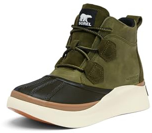 Sorel Out N About LV Classic - Stivali impermeabili da donna, Utility Verde/Nero, 40.5 EU