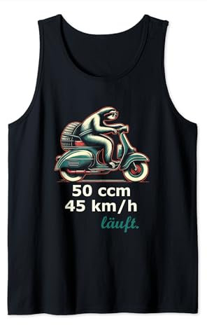 Führerschein Kleinkraftrad Roller Tank Top
