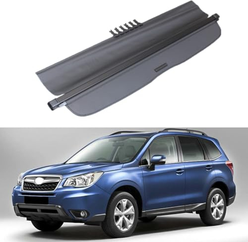 OscitY Auto Einziehbarer Laderaumabdeckung Frachtabdeckungen, Für Sub-aru Forester 2013-2018 (Electric) Kofferraum Kofferraumabdeckung Ablagen Car Innere ZubehöR