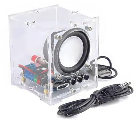 Bluetooth Lautsprecher Bausatz HU-009, 3W Verstärker, Acryl-Gehäuse