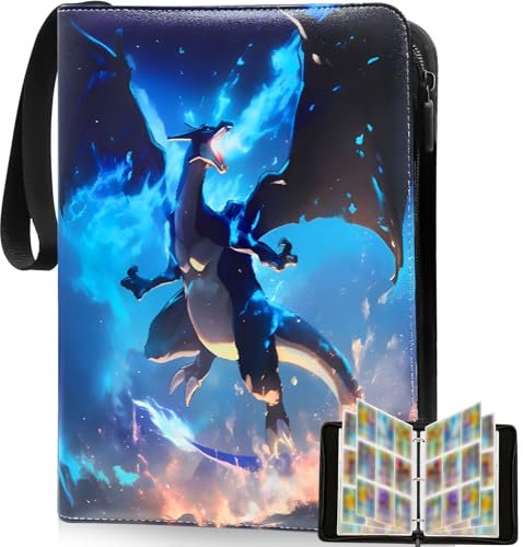 Album per carta da collezione, grande spazio, 50 pagine, copertina con chiusura lampo