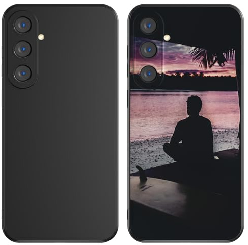 LQGBFCLK Personalisierte Handyhülle mit Foto Text für Samsung Galaxy A33 5G,Selbst Gestalten Hülle mit Eigenem Bild,Individuelle TPU Hülle Persönliches Geschenk für Freunde oder Familie