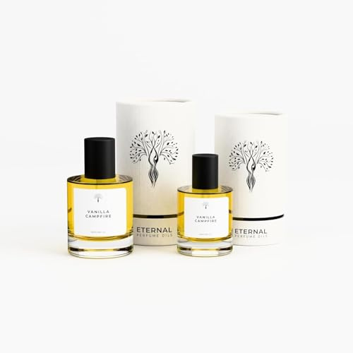 Eternal perfume oils Vanilla Campfire Perfume for men Inspired by Armani Xtronger Perfumes for women Long Lasting Eau De Parfum 1.69 FL Oz with 1 FL Oz Concentrated perfume Organic (Pack of 2)