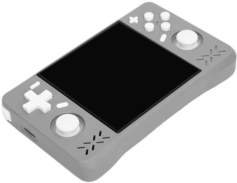 Vikye XF40H Handheld Game Console, 4in Retro Games -Konsole, Wiederaufladbare Klassische 4000 -mAh -Doppel -Joysticks -Handheld -Gaming -Konsole (Grey #13)
