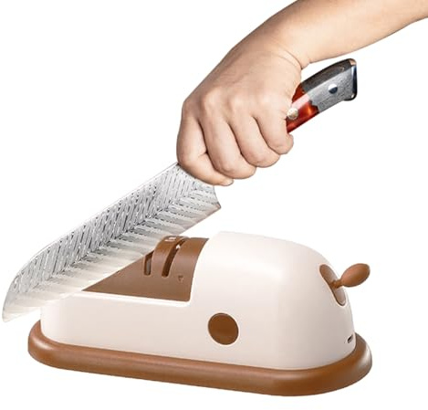 Affilacoltelli Portatile Ricaricabile in Ceramica
