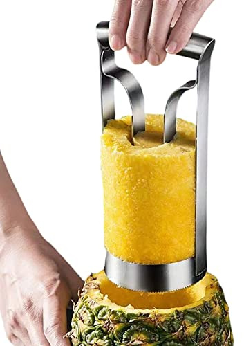 Ananasskärare skärare rostfritt stål ananas kärnborttagare för frukt i köket 8 cm urkärnare
