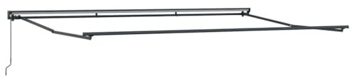 Cervaline Struttura della Regolabile Antracite 5 x 3 m Acciaio,Casa e Giardino,Prato e Giardino,Vita all'aperto,Accessori per Tende Parasole,31.86 kg -42002530