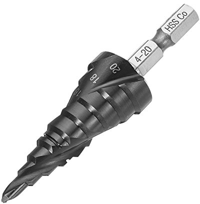 EsportsMJJ Hrc89 Altin Capa Paso Taladro bit 4-20Mm Hss M35 Cobalto Paso Cono Taladro Broca Cortador De Agujero