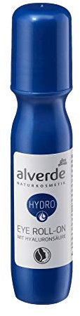 alverde NATURKOSMETIK Hydro Augen Roll-On mit Hyaluron, 1 x 20 ml