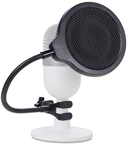 Razer Seiren Mini Pop Filter - 4 Inch 3 Layers Windscreen with Flexible 360° Clip Suitable for Razer Seiren Mini Mic by YOUSHARES