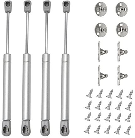 4 pistones para puertas de cocina 50 N, pistones de gas, muelles de gas, pistones, draulico muelle de gas para muebles de cocina (4, 50 N)