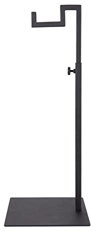 Polmart Countertop Adjustable Display Stand Stand for Handbags, Wreaths, Hats, Scarves, Jewelry & Crafts，Wear-resistant, quiet and sturdy metal base – Black