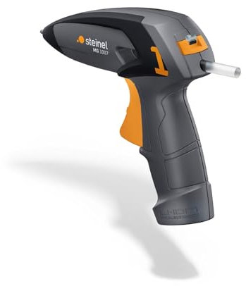 Steinel MobileGlue 1007 pistola per colla a batteria, pistola per colla, incl. 3 stick di colla da 7 mm, a batteria, per lavori di bricolage e decorazione