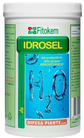 Fitokem | IDROSEL 800 gr | Idroretentore per terricci piante orto giardino | Regola e mantiene l'umidità nel terreno
