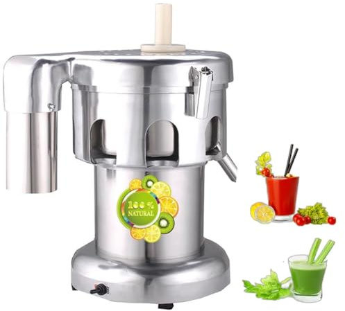 WuDLi Machines de Presse-Agrumes, Presse-Agrumes centrifuge Robuste, Presse-Agrumes électrique 370 W, Fruits et légumes, à Usage Commercial