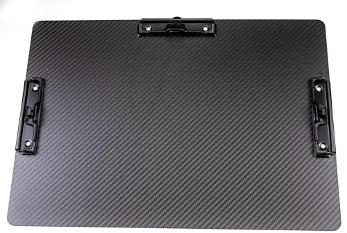 Echtes 3K-Kohlefaser-Klemmbrett, Ultraleicht,Robust und tragbar,1.5 mm Dicke, schwarz, geeignet für Büro, Zuhause, Geschäft und Schule.