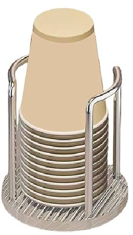 LOLPALONE Dispenser per Bicchieri di Carta da 1 Pezzo Portabicchieri Organizzatore per Bicchieri Dispenser per Bicchieri per Feste 11,5x13