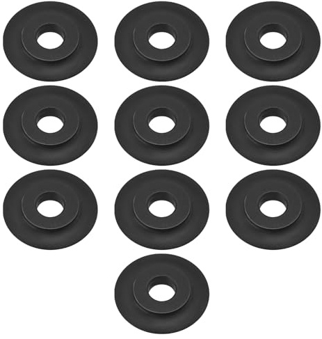 YINETTECH 10 dischi di ricambio per taglio di tubi in rame, 18 x 3 x 5 mm, per tagliatubi da 3-28 mm, 3-35 mm, 4-28 mm, 5-50 mm, nero