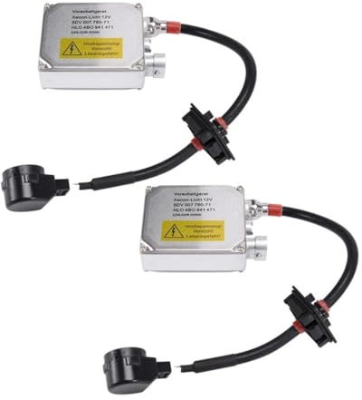 PENGNAQP Kompatibel mit A3 A4 A6 1997–2004 D2S D2R Xenon-Scheinwerfer-HID-Vorschaltgerät Steuergerät Zünder 5DV007760 5DV007760-71 H-ID Ballast(2pcs)