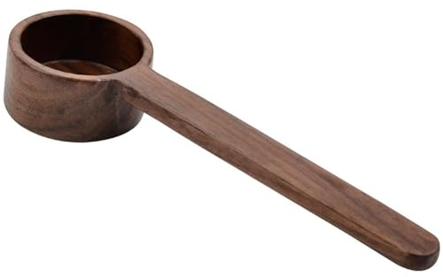 Wooden Spoon - Teaspoon Measuring Spoons | Wooden Coffee Ground Spoon, Wooden Coffee Scoop, Black Walnut Coffee Measuring Spoon, Soup Cooking Mixing Stirrer, Measuring Tablespoon for Beans