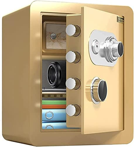 Home safes Feuerfester, wasserdichter, digitaler Schrank, für kleine Häuser, feuerfester, Diebstahl- und Bohrschutz, Aufbewahrungsschrank mit Codeschloss, Metall, Stahl, Hotel, Büro, Geheimnis, H45